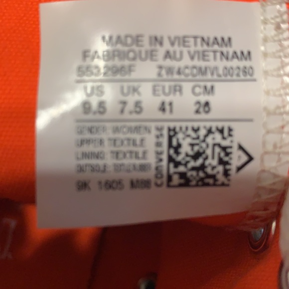 Multi colored Converse high top sneakers! - Picture 3 of 6